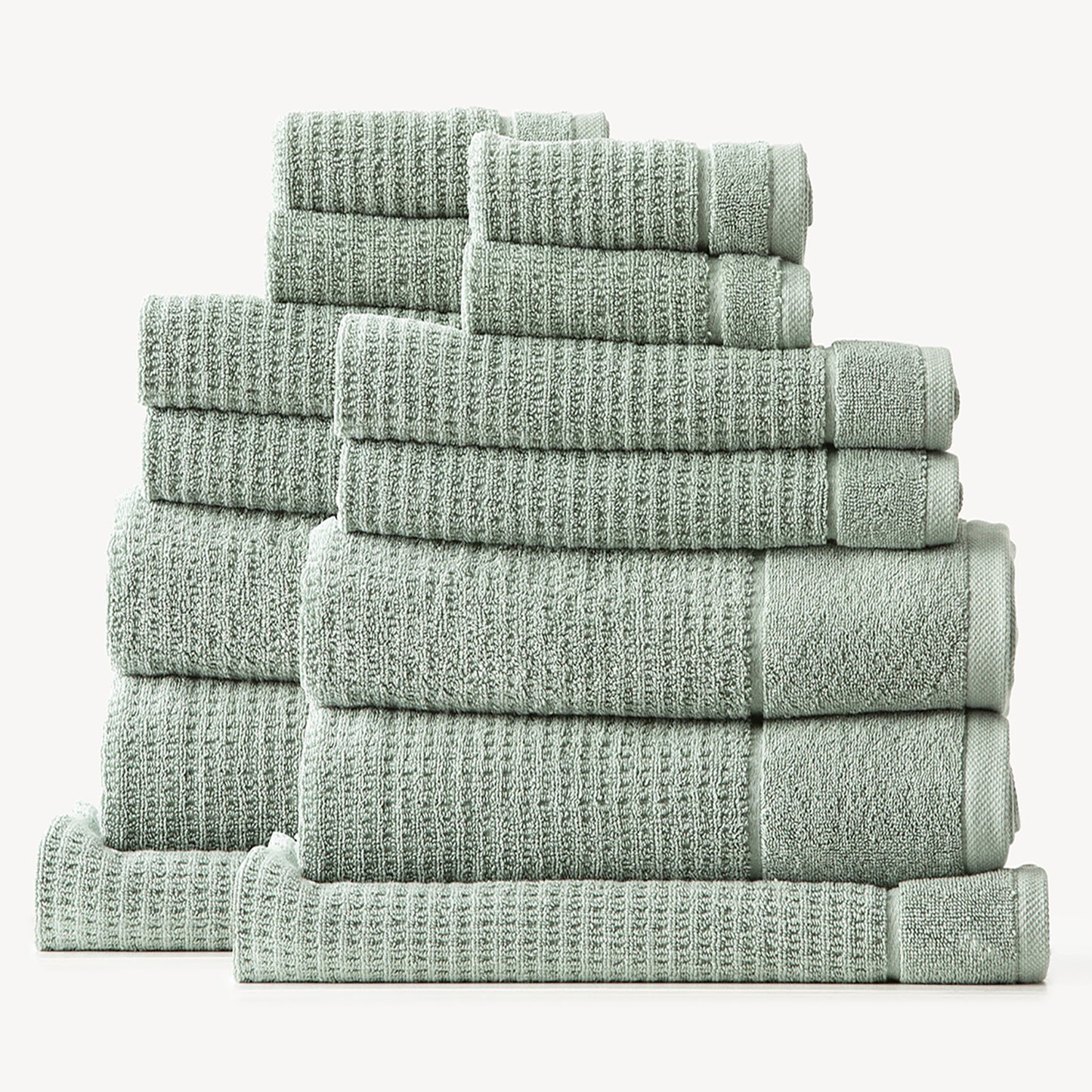14 Piece Cambridge Towel Set - 650 GSM Textured