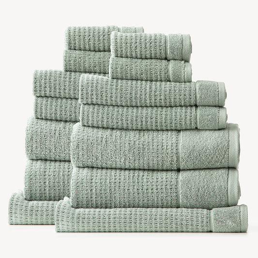 14 Piece Cambridge Towel Set - 650 GSM Textured