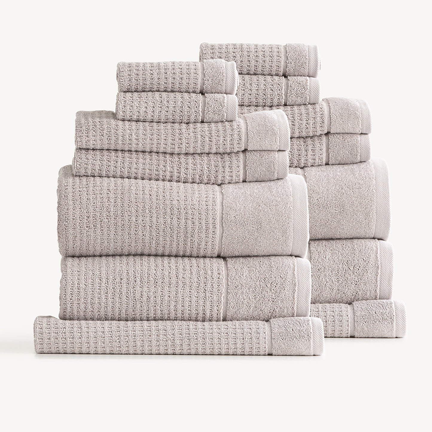 14 Piece Cambridge Towel Set - 650 GSM Textured