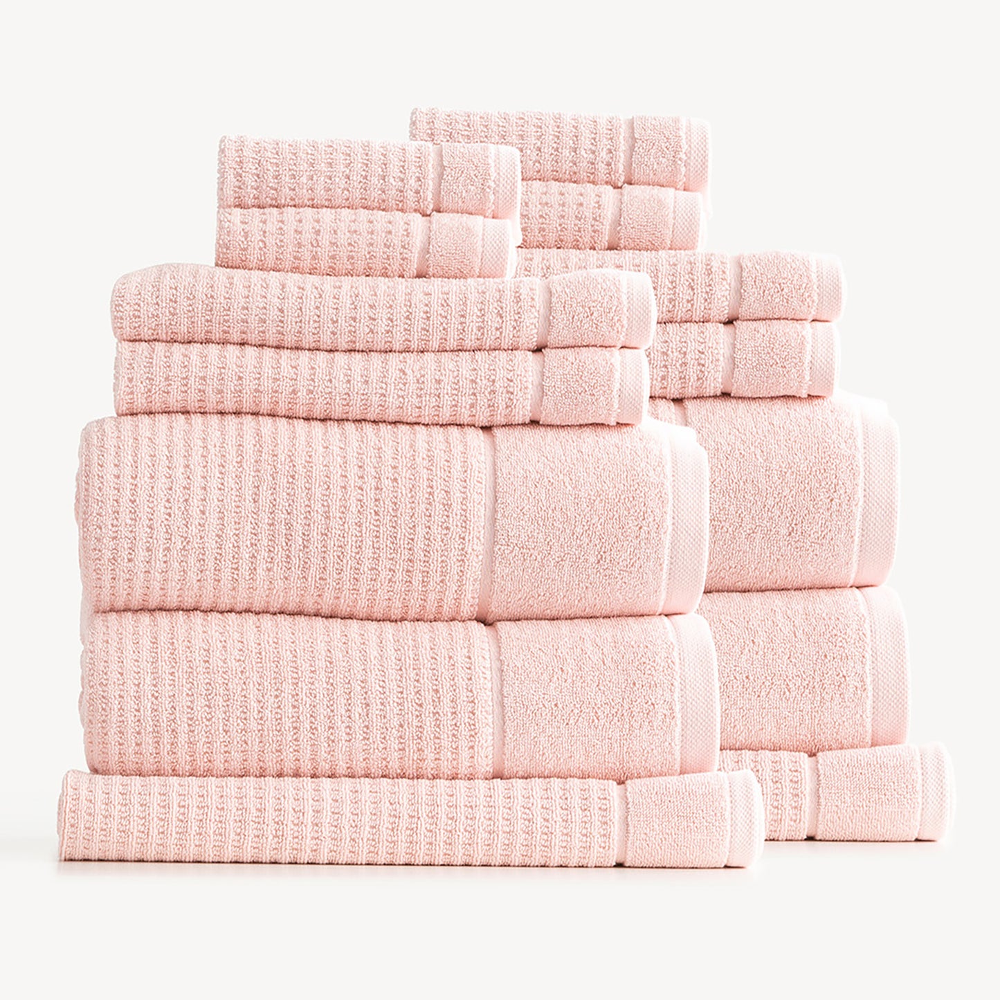 14 Piece Cambridge Towel Set - 650 GSM Textured