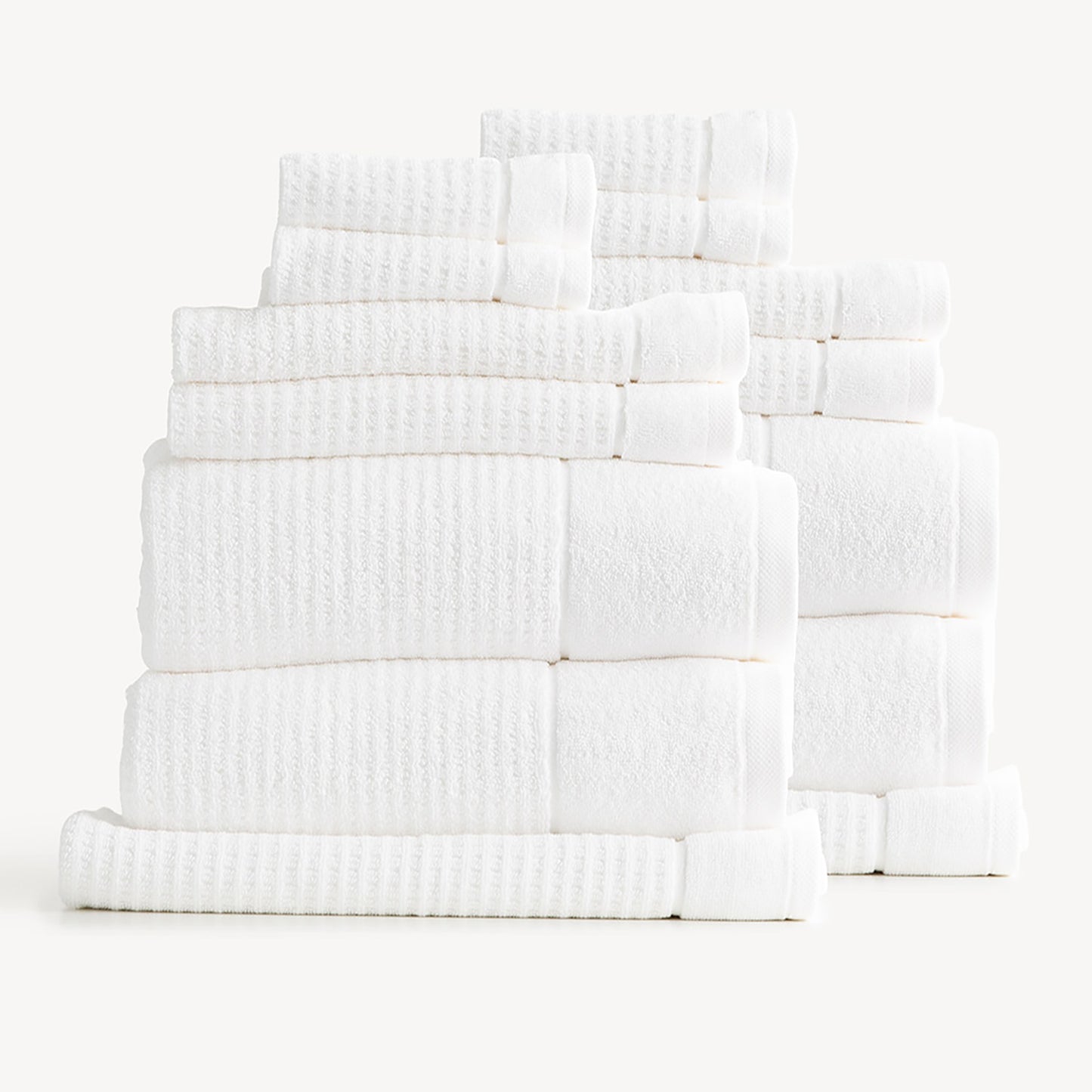 14 Piece Cambridge Towel Set - 650 GSM Textured