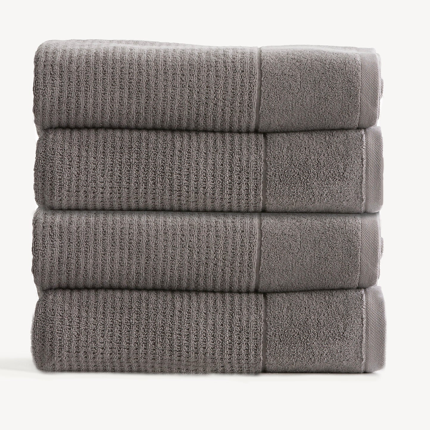 4 Pack Cambridge Bath Towels - 650 GSM Textured