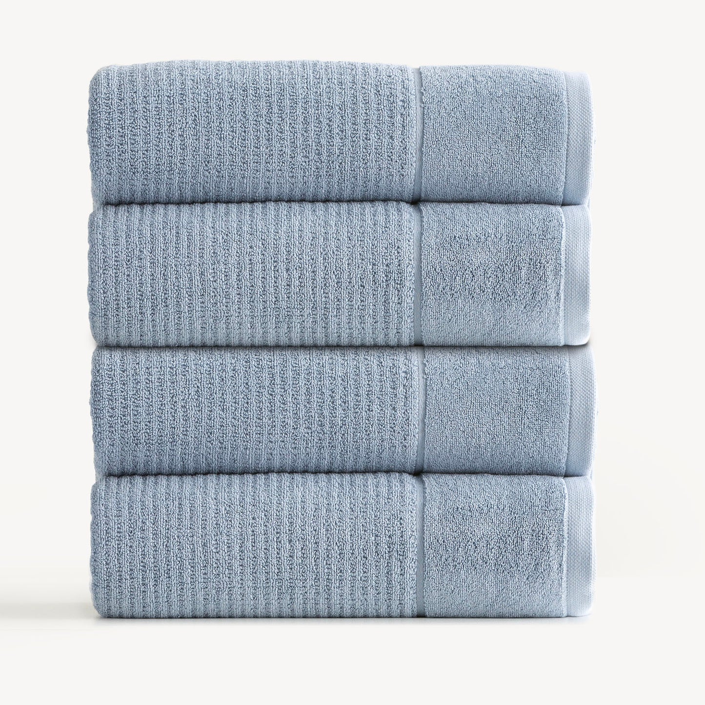 4 Pack Cambridge Bath Towels - 650 GSM Textured