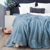 Heavy Weight Acrylic Mink Blanket - Sky