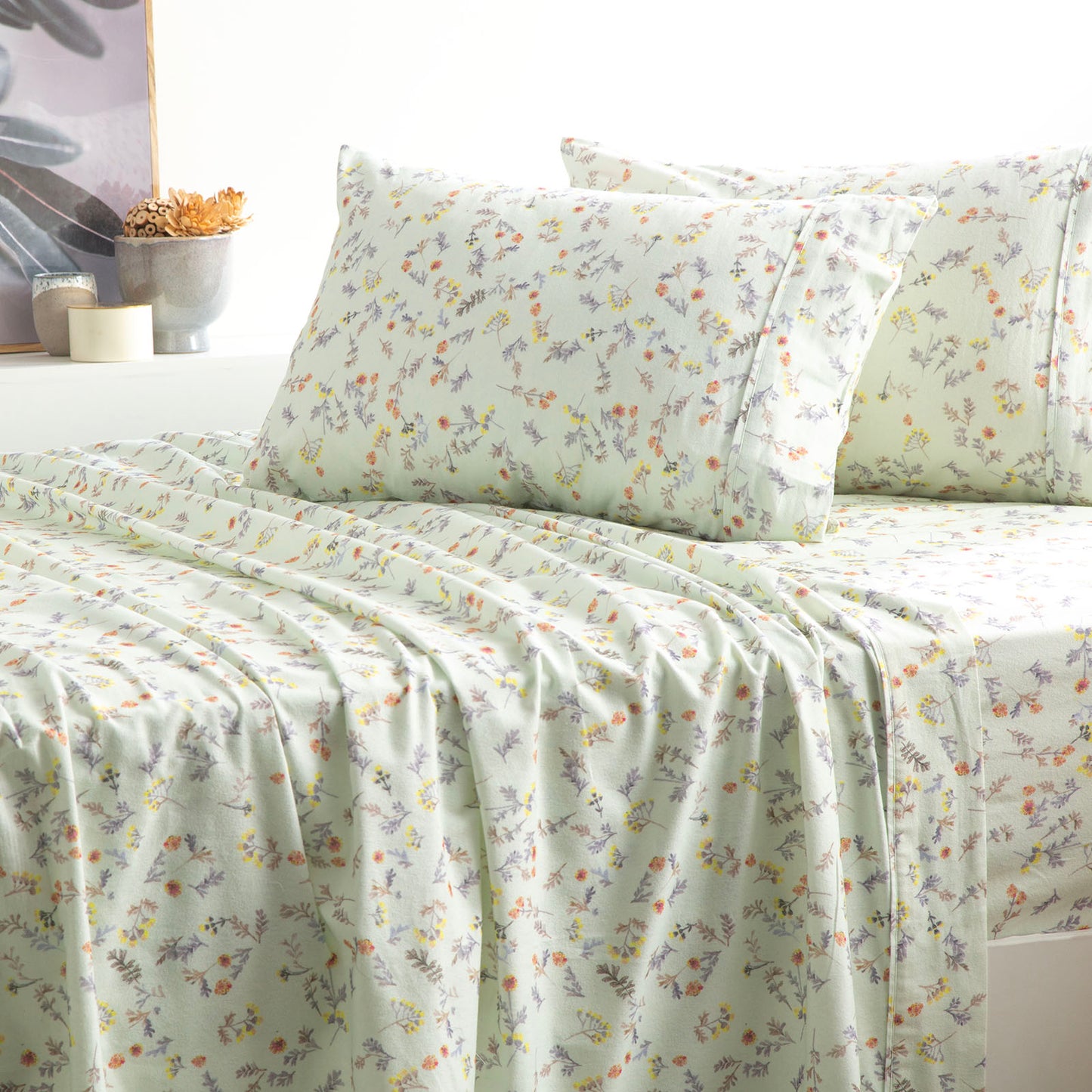 Printed Flannelette Sheet Set - 175 GSM Egyptian Cotton