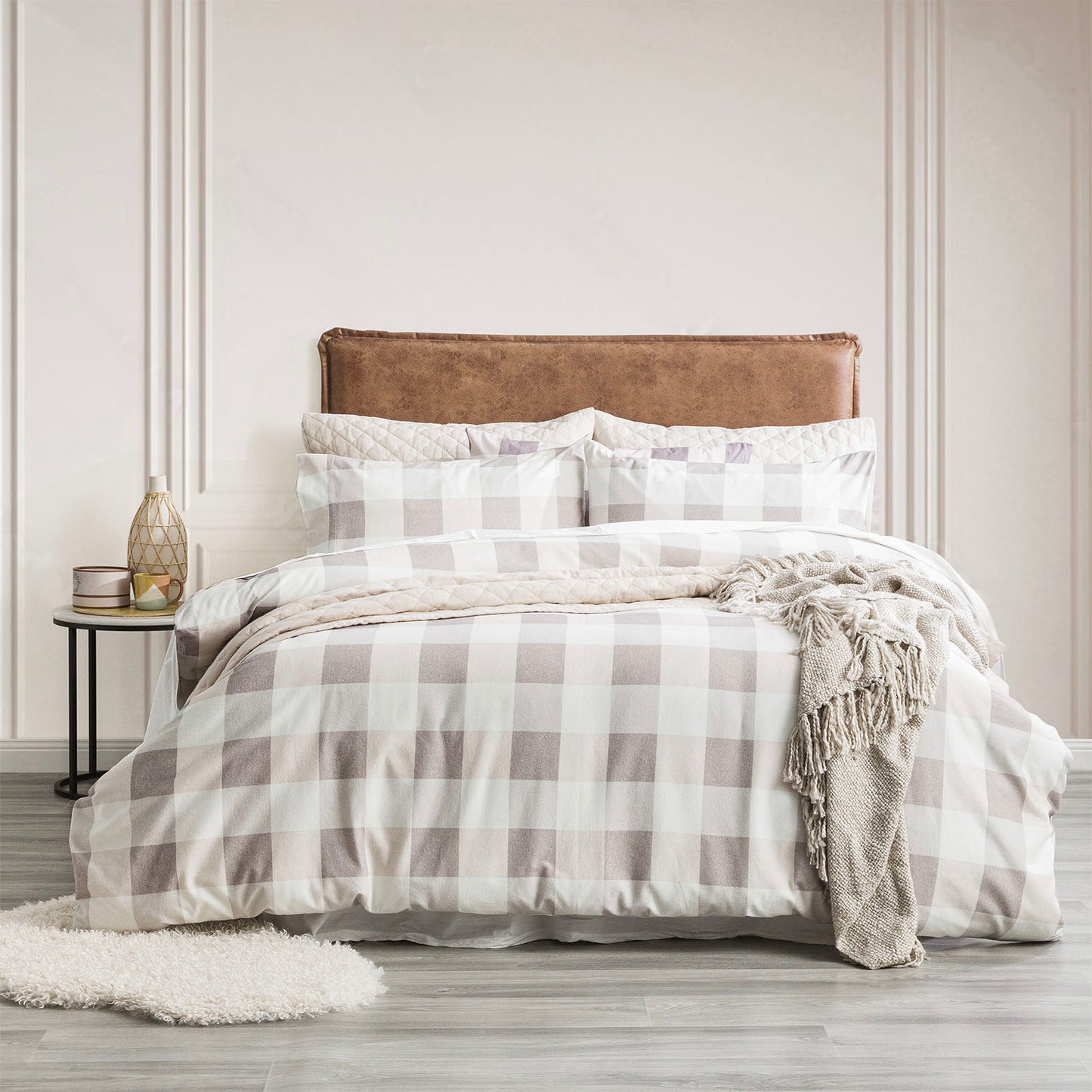 Flannelette Quilt Cover Set - 175 GSM Egyptian Cotton