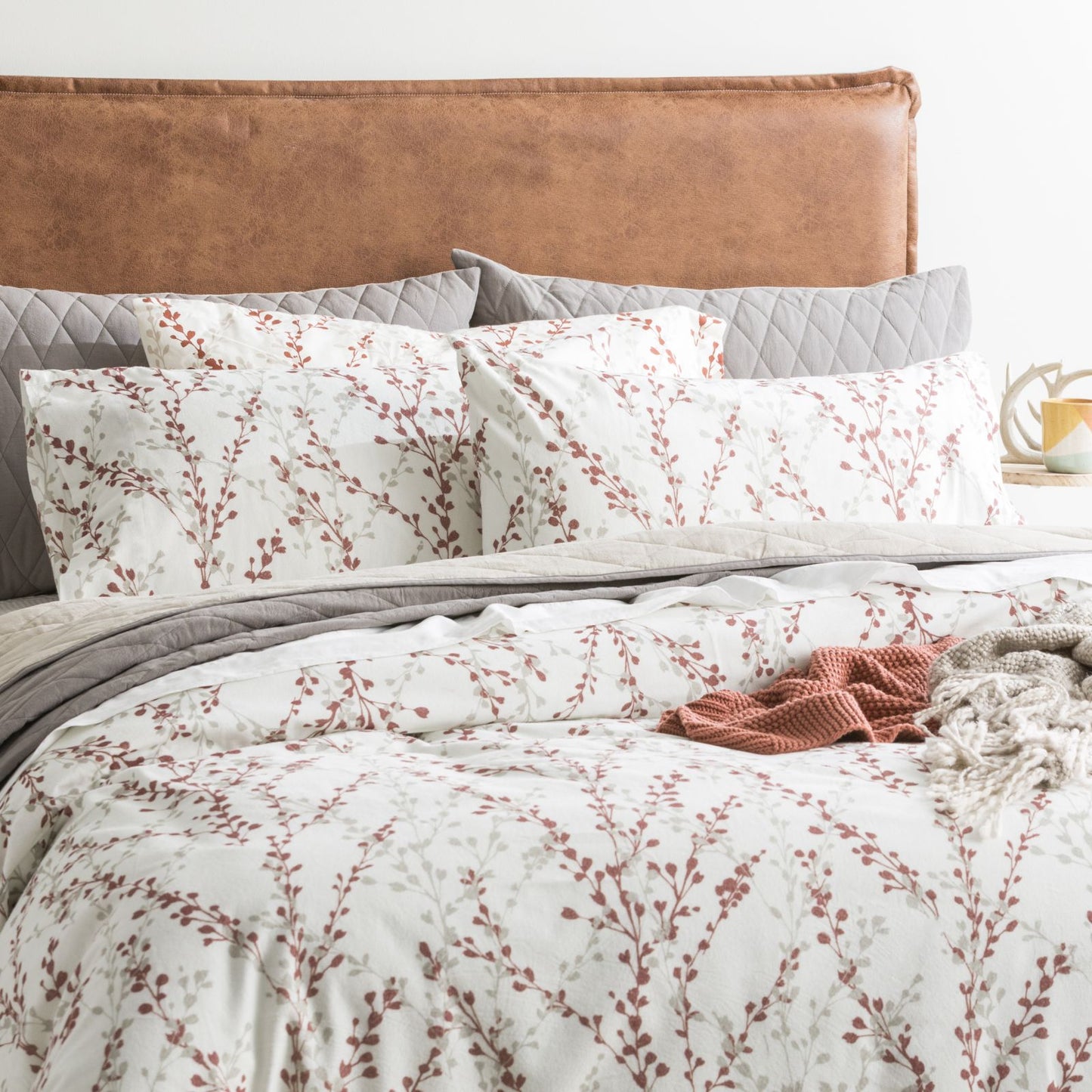 Flannelette Quilt Cover Set - 175 GSM Egyptian Cotton