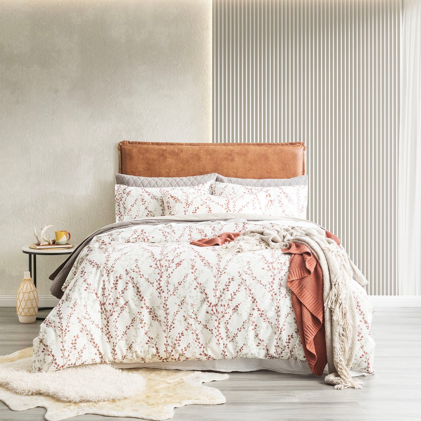 Flannelette Quilt Cover Set - 175 GSM Egyptian Cotton