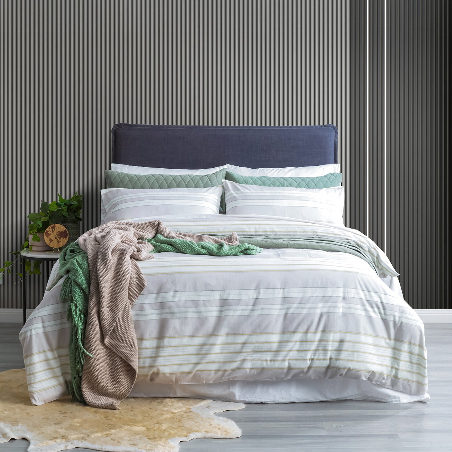 Flannelette Quilt Cover Set - 175 GSM Egyptian Cotton