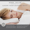 Renee Taylor 400 GSM Luxury All Season Thermaloft Microfiber Quilt