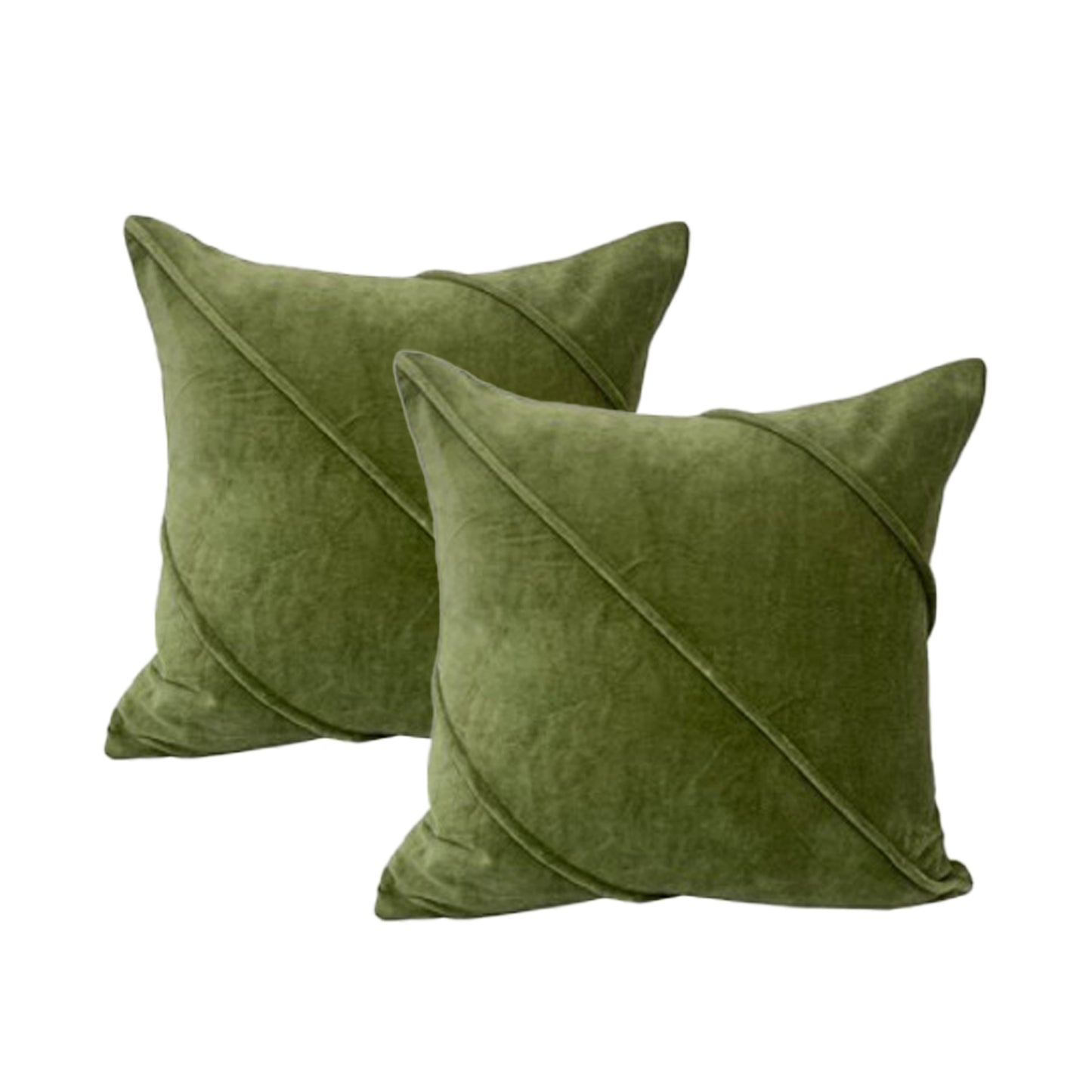 Twin Pack Velvet Cotton Cushions