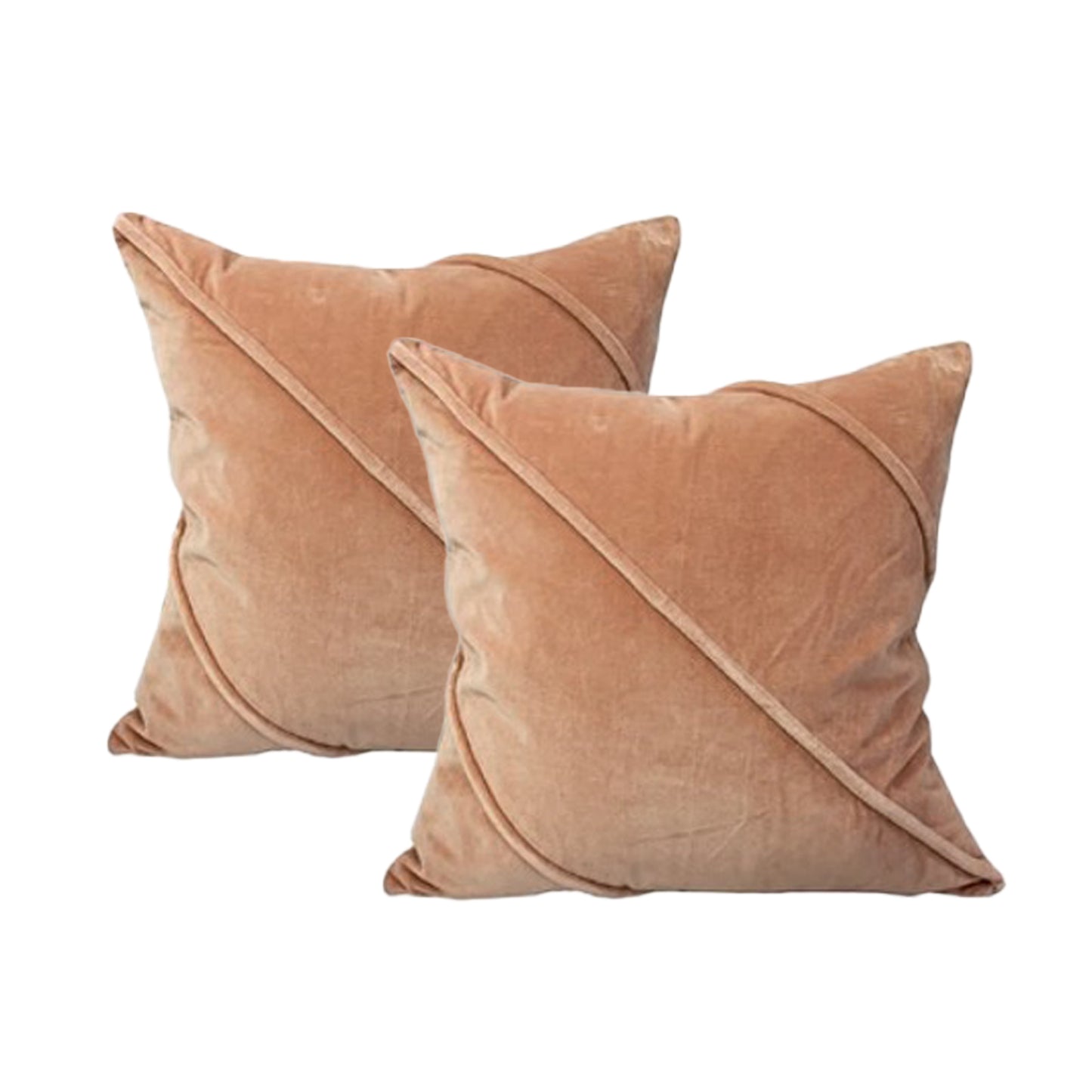 Twin Pack Velvet Cotton Cushions