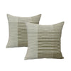 Twin Pack Cotton Embroidered Cushions - 40 x 60cm