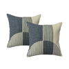 Twin Pack Cotton Embroidered Cushions - 40 x 60cm