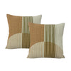 Twin Pack Cotton Embroidered Cushions - 40 x 60cm