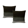 Twin Pack Cotton Digital Printed Cushions Mira Grey - 50 x 50cm