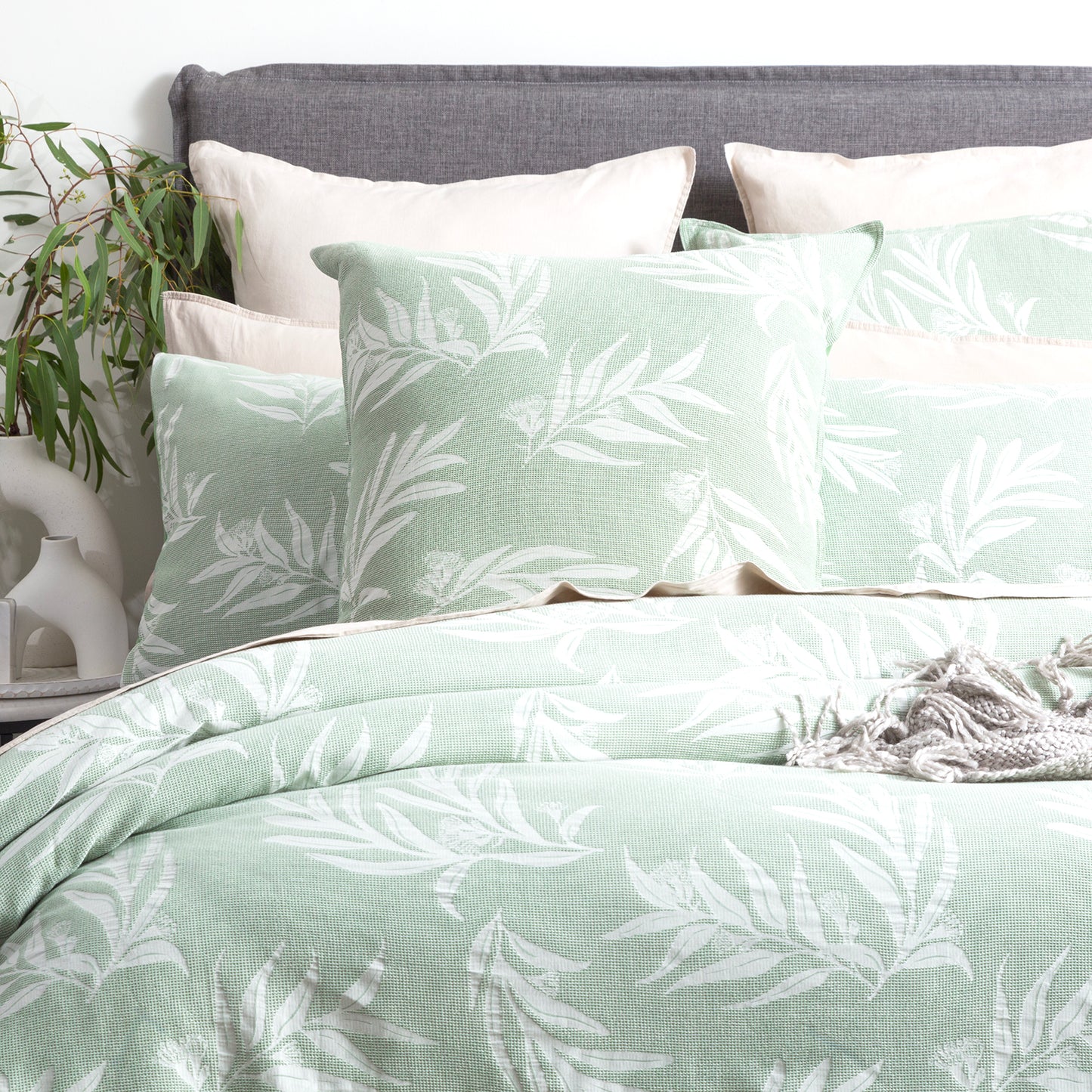 Cotton Jacquard Euro Pillow Case