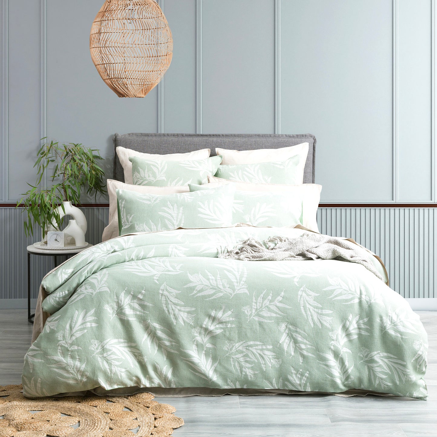 Native Cotton Quilt Cover Set - Jacquard