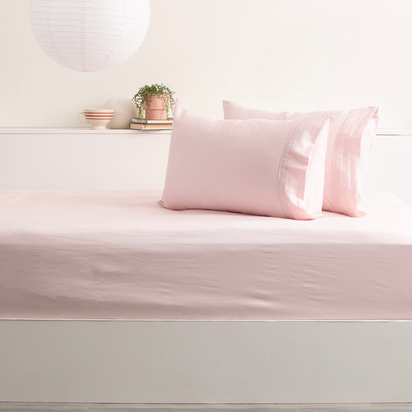 500 Thread Count Bamboo Cotton Fitted Sheet & Pillow Case Set Premium - Park Avenue