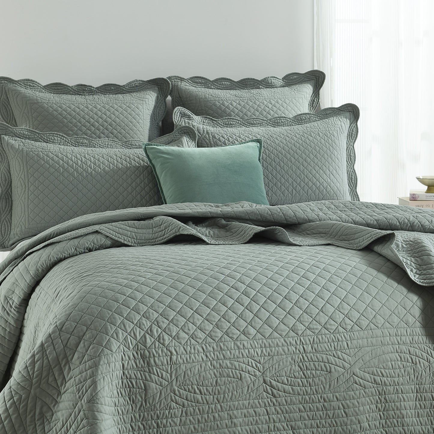 Jacquard Coverlet Set