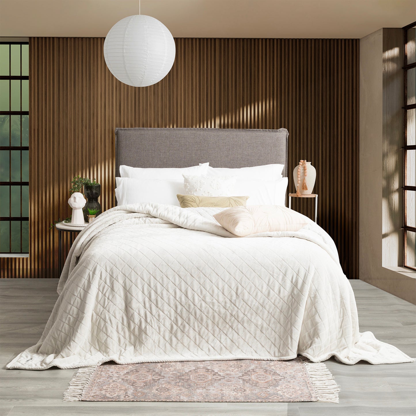 Heston Ultra Soft Velvet Sherpa Blanket - 480 GSM