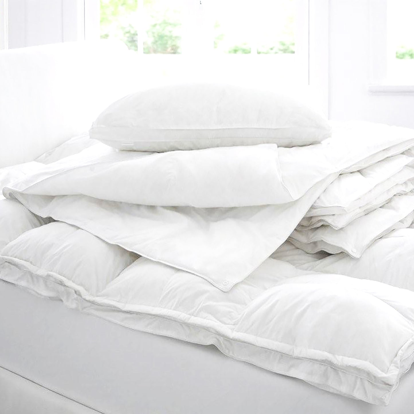 Supreme Four Seasons Quilt - Clip Together - 80% White Goose Down and Feather