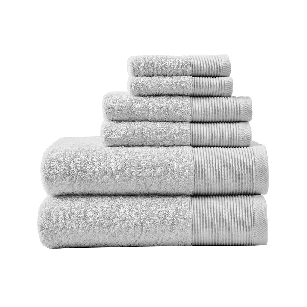 Retreat 6 Piece Towel Set - Cotton, Tencel, Antimicrobial