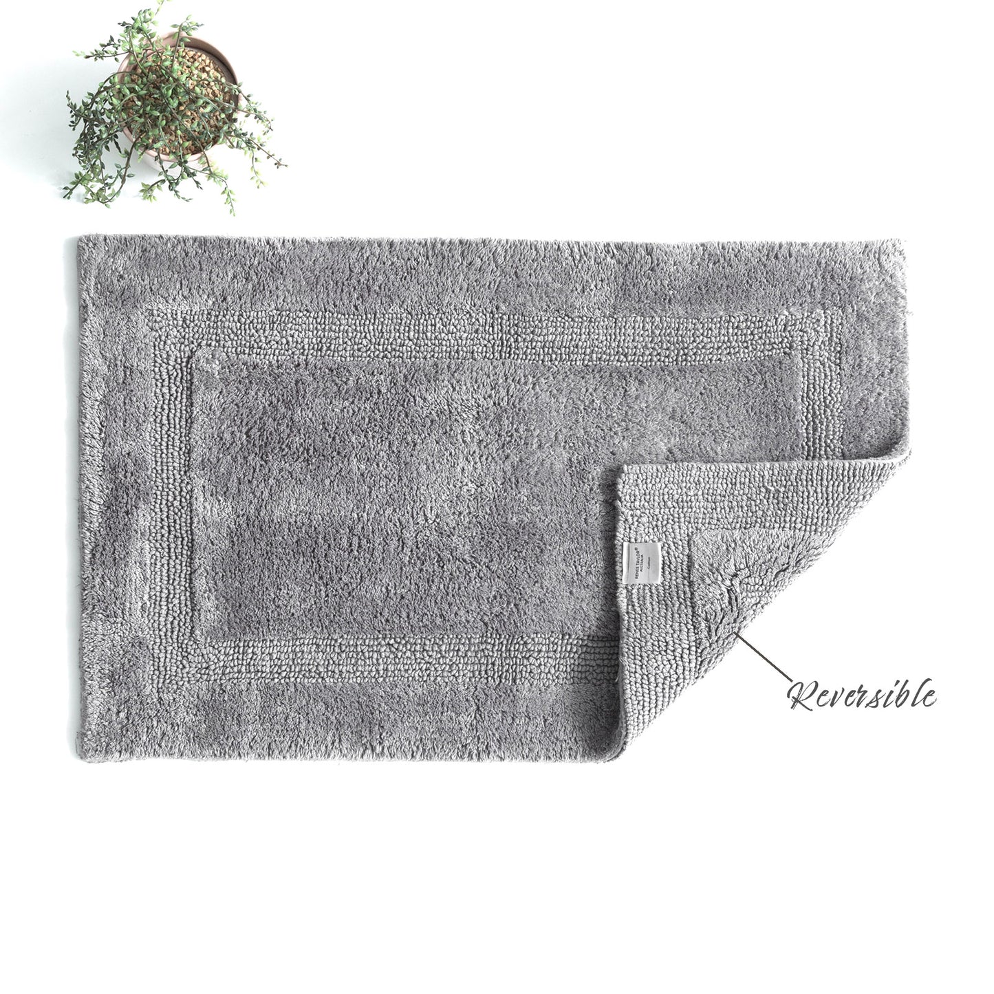 Renee Taylor Cotton Reversible Bath Mat 50 x 80 cm