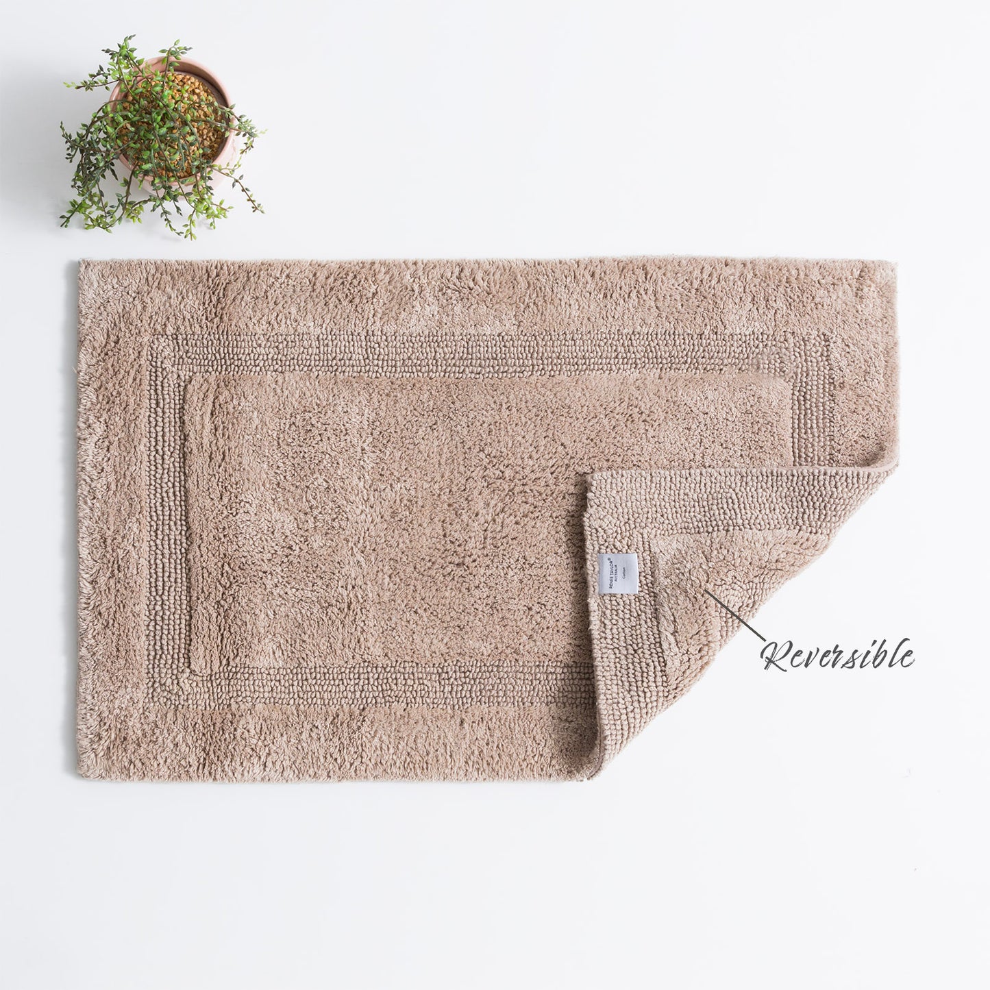 Renee Taylor Cotton Reversible Bath Mat 50 x 80 cm