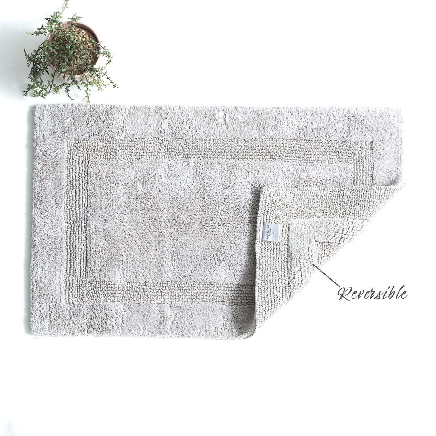 Renee Taylor Cotton Reversible Bath Mat 50 x 80 cm