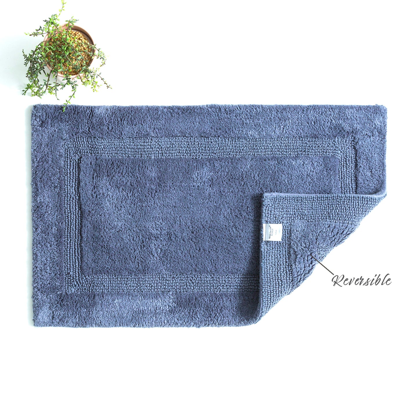 Renee Taylor Cotton Reversible Bath Mat 50 x 80 cm