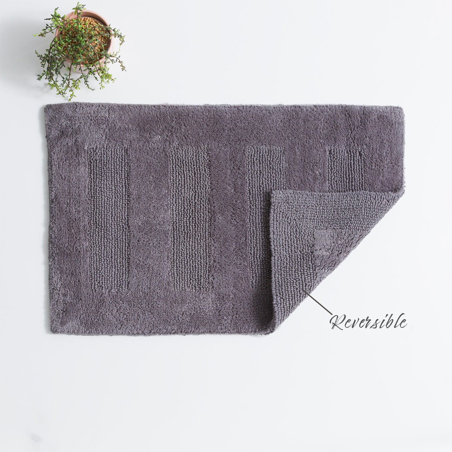 Renee Taylor Cotton Reversible Bath Mat 50 x 80 cm