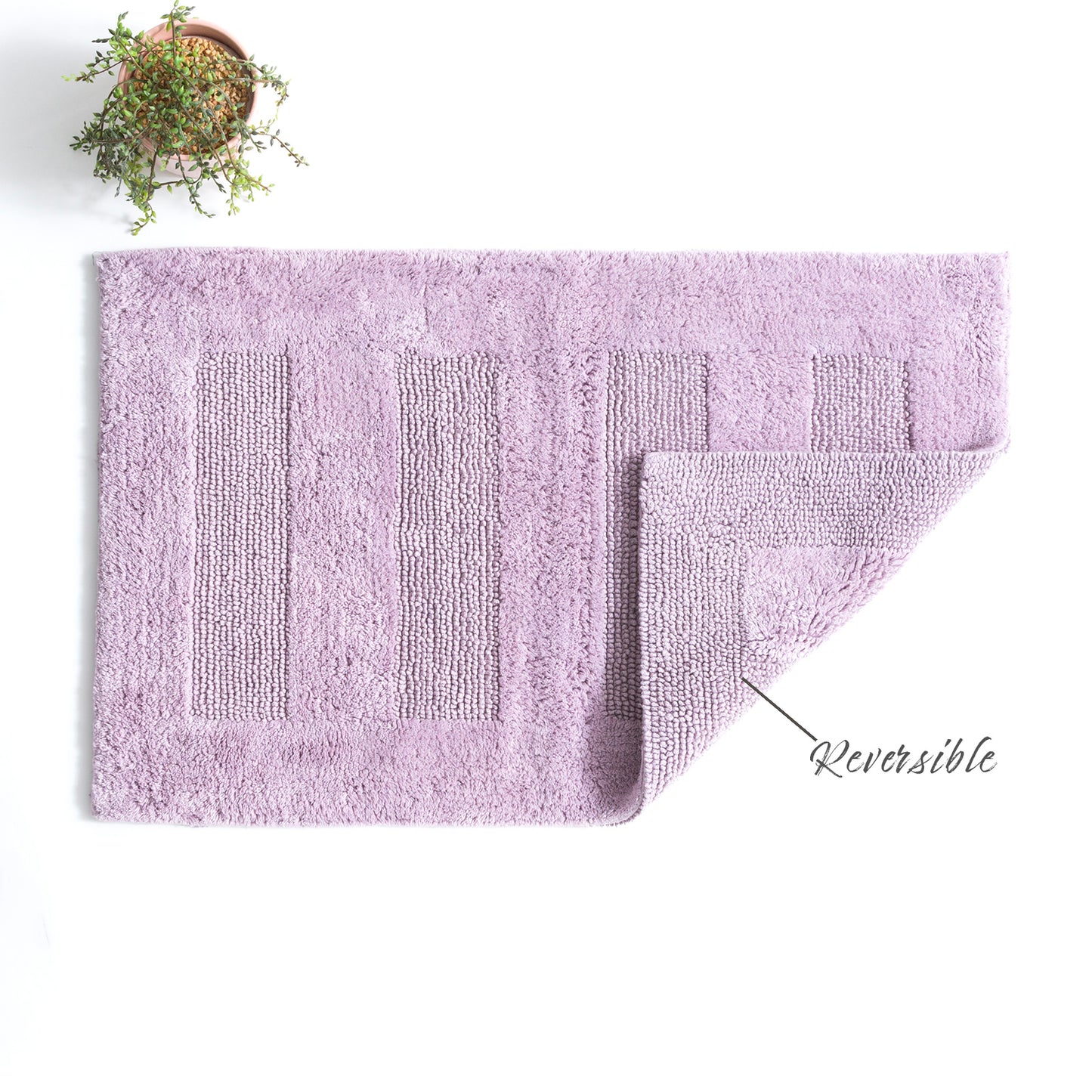 Renee Taylor Cotton Reversible Bath Mat 50 x 80 cm