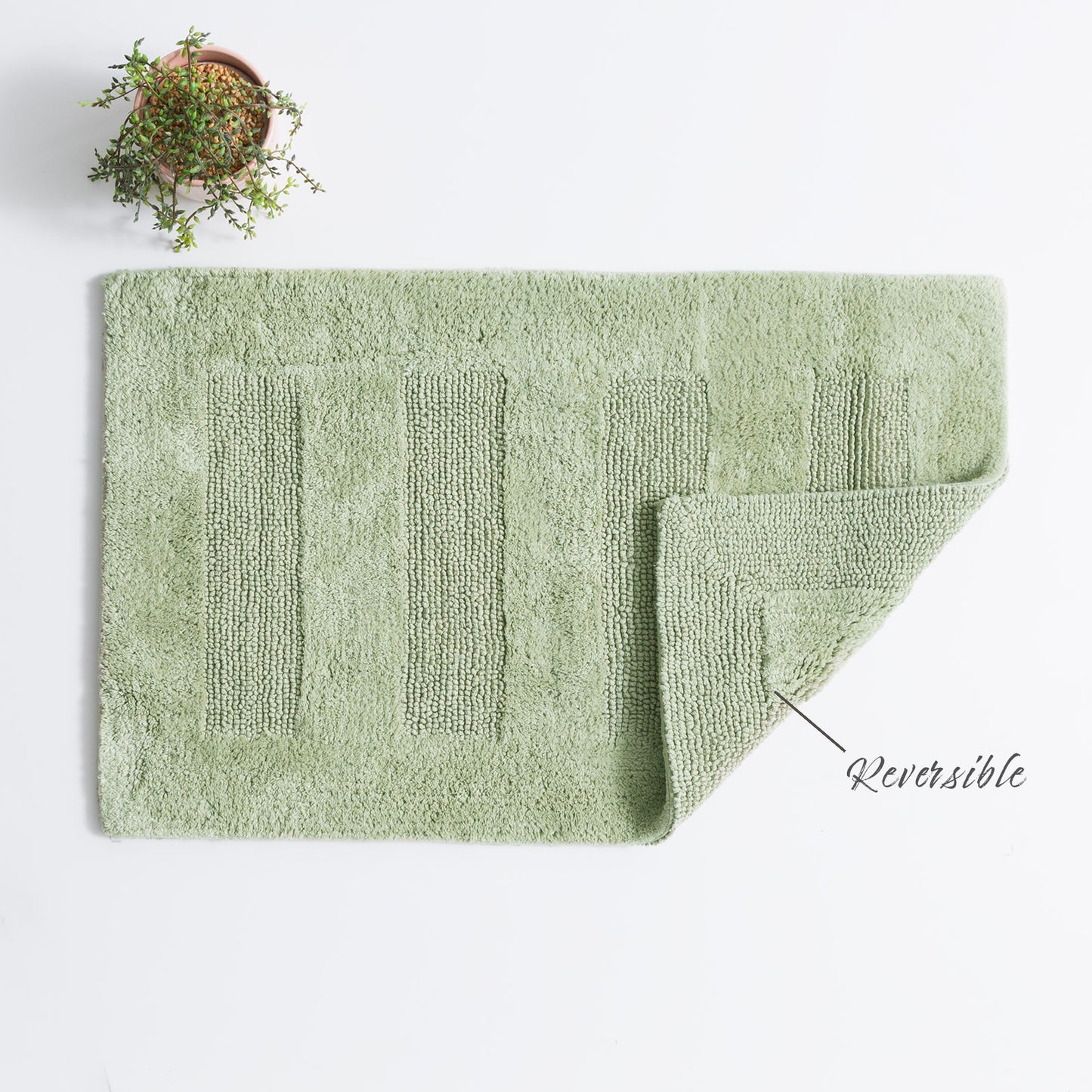 Renee Taylor Cotton Reversible Bath Mat 50 x 80 cm