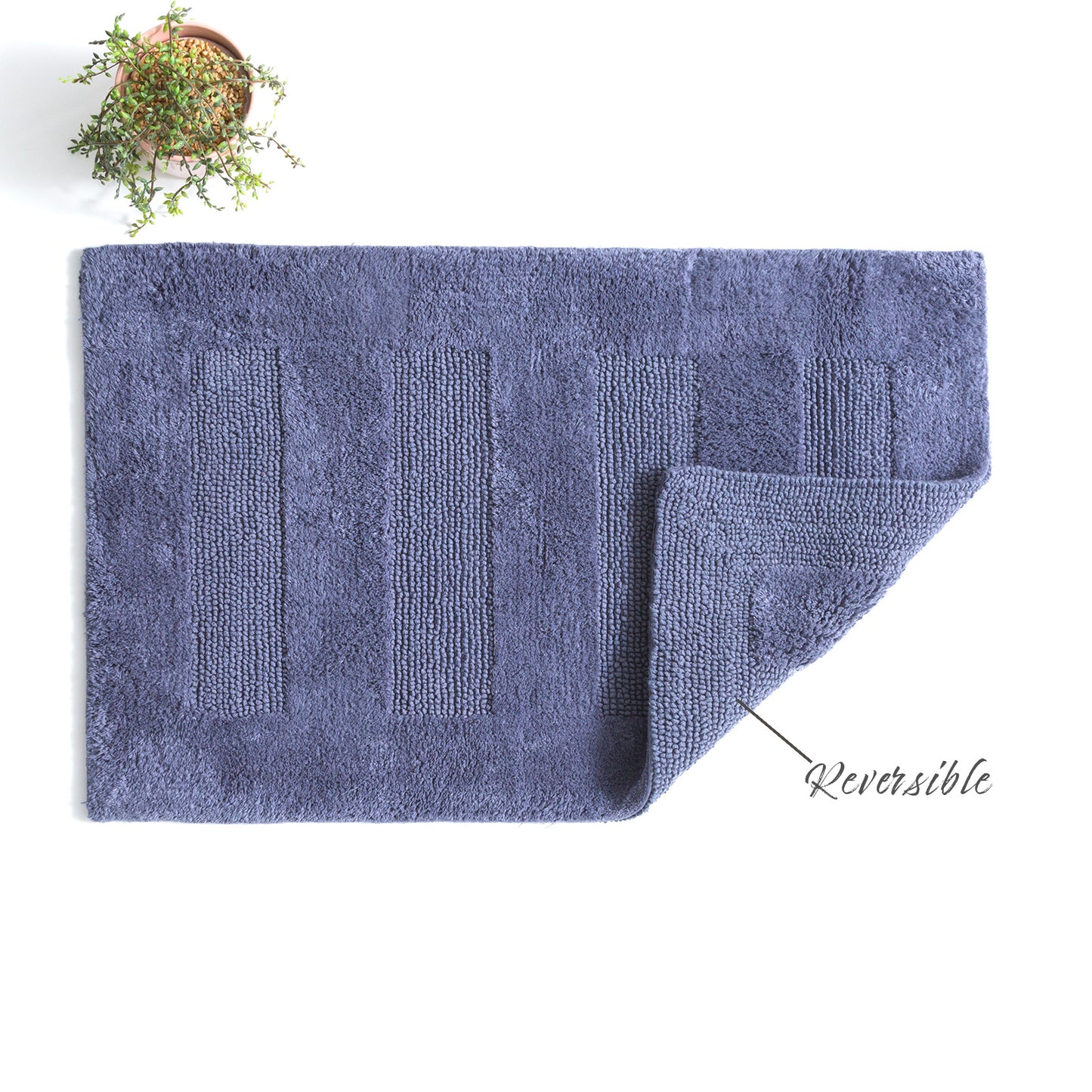 Renee Taylor Cotton Reversible Bath Mat 50 x 80 cm