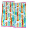 2 Pack Kids Velour Beach Towel - Jacquard