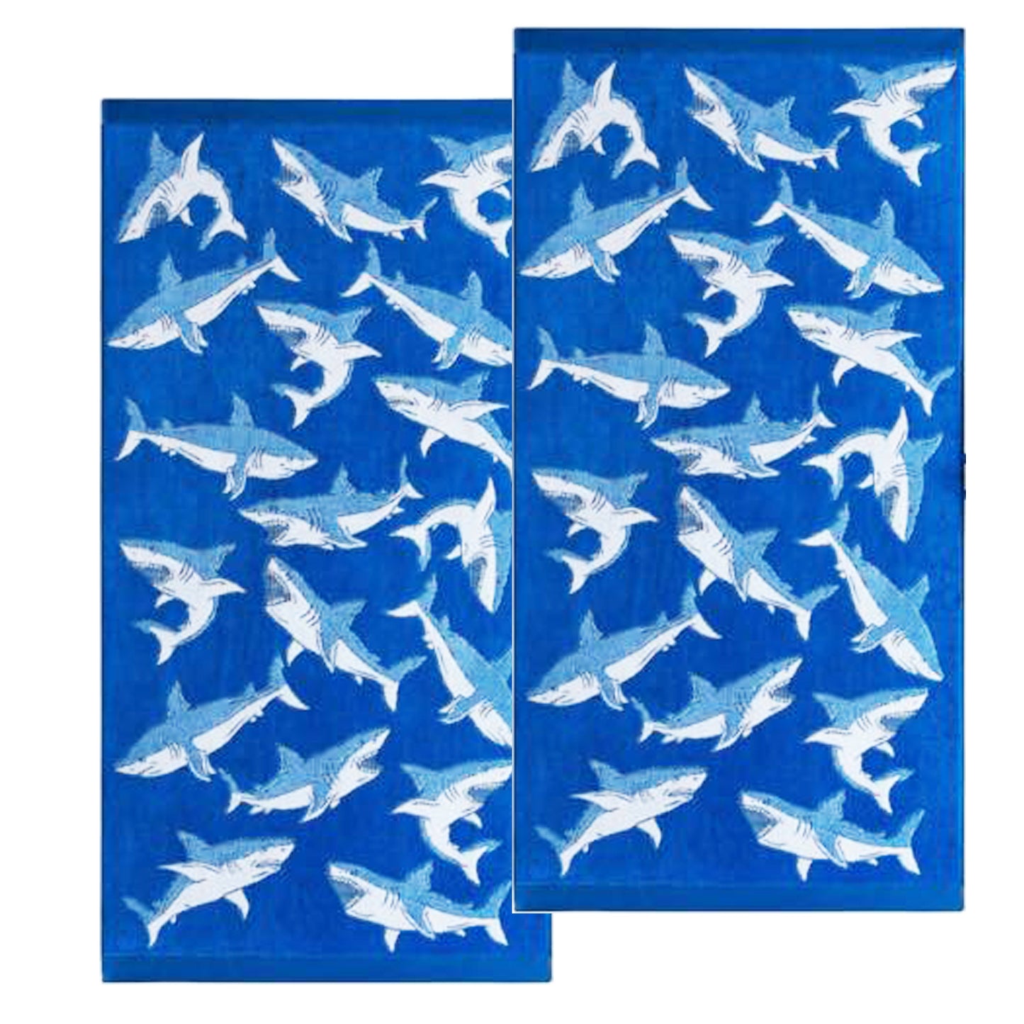 2 Pack Kids Velour Beach Towel - Jacquard