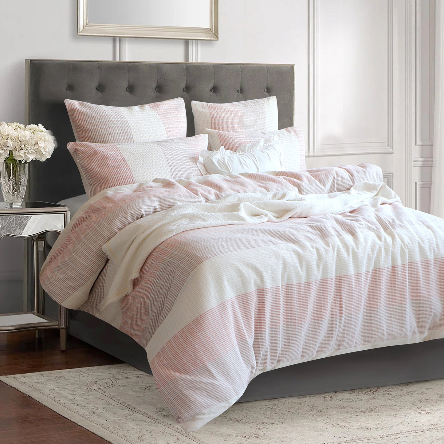 Avalon Jacquard Quilt Cover Set