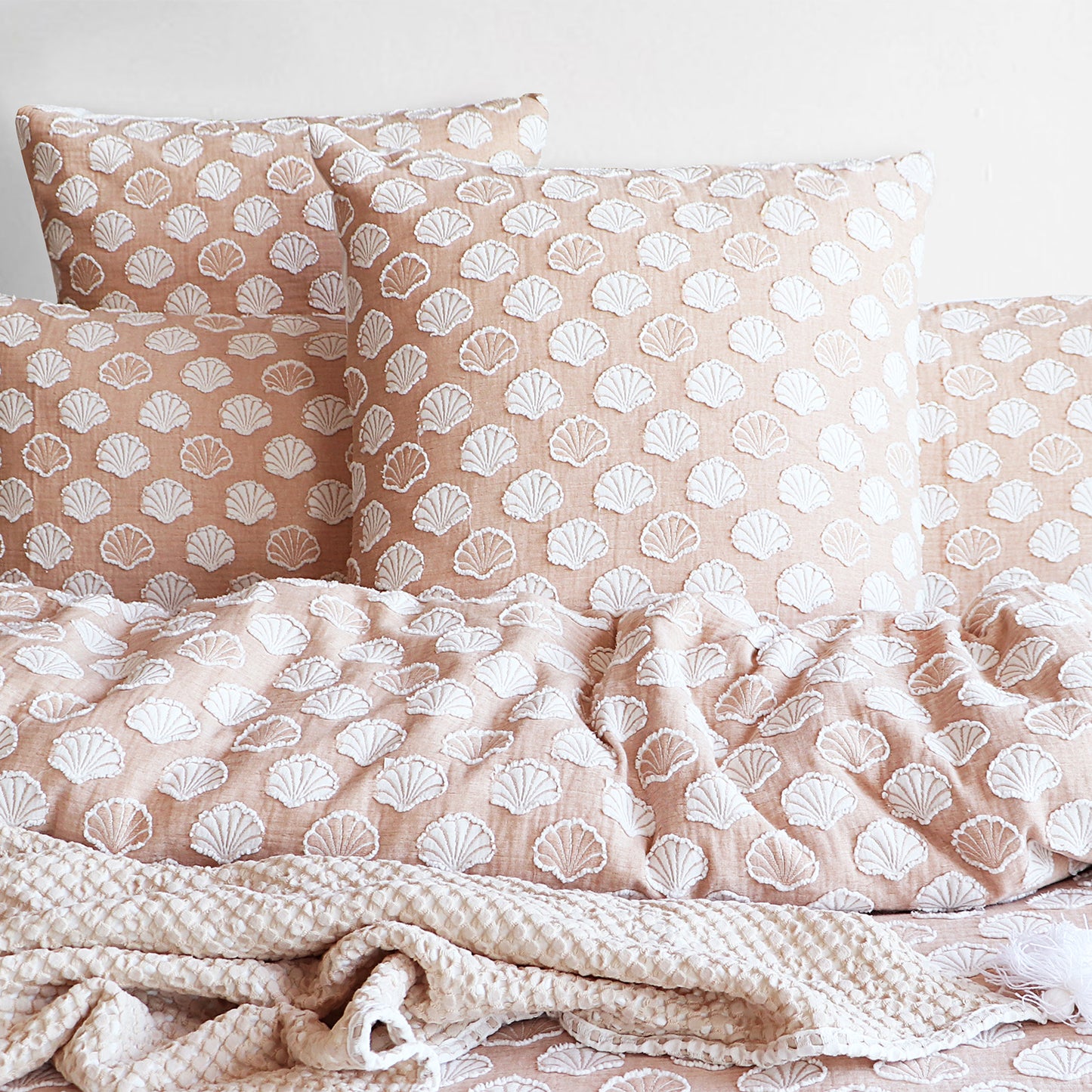 Chenille Tufted Quilt Cover Set - Jacquard