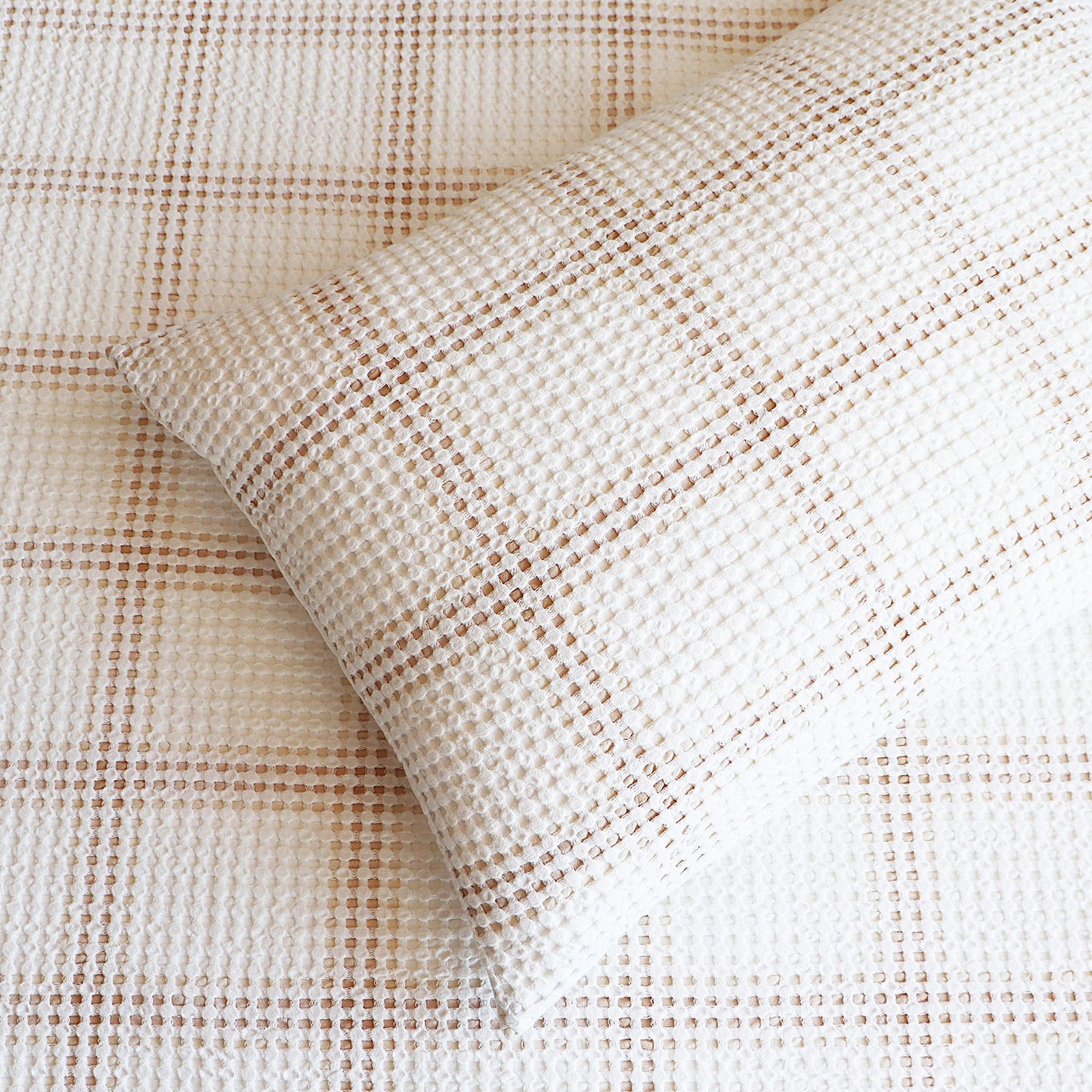 Yarn Dyed Waffle Quilt Cover Set