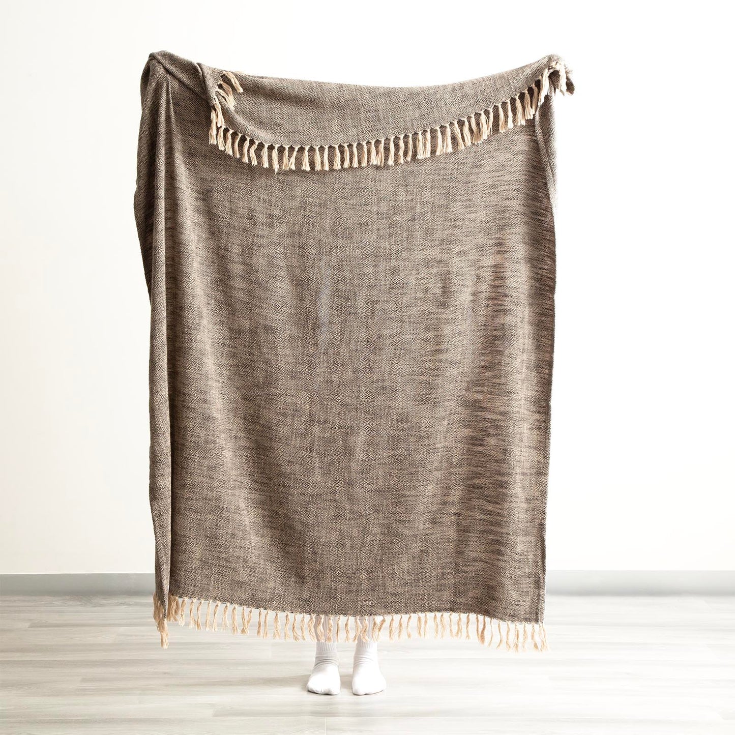 Surrey Chevron Throw - Yarn-Dyed