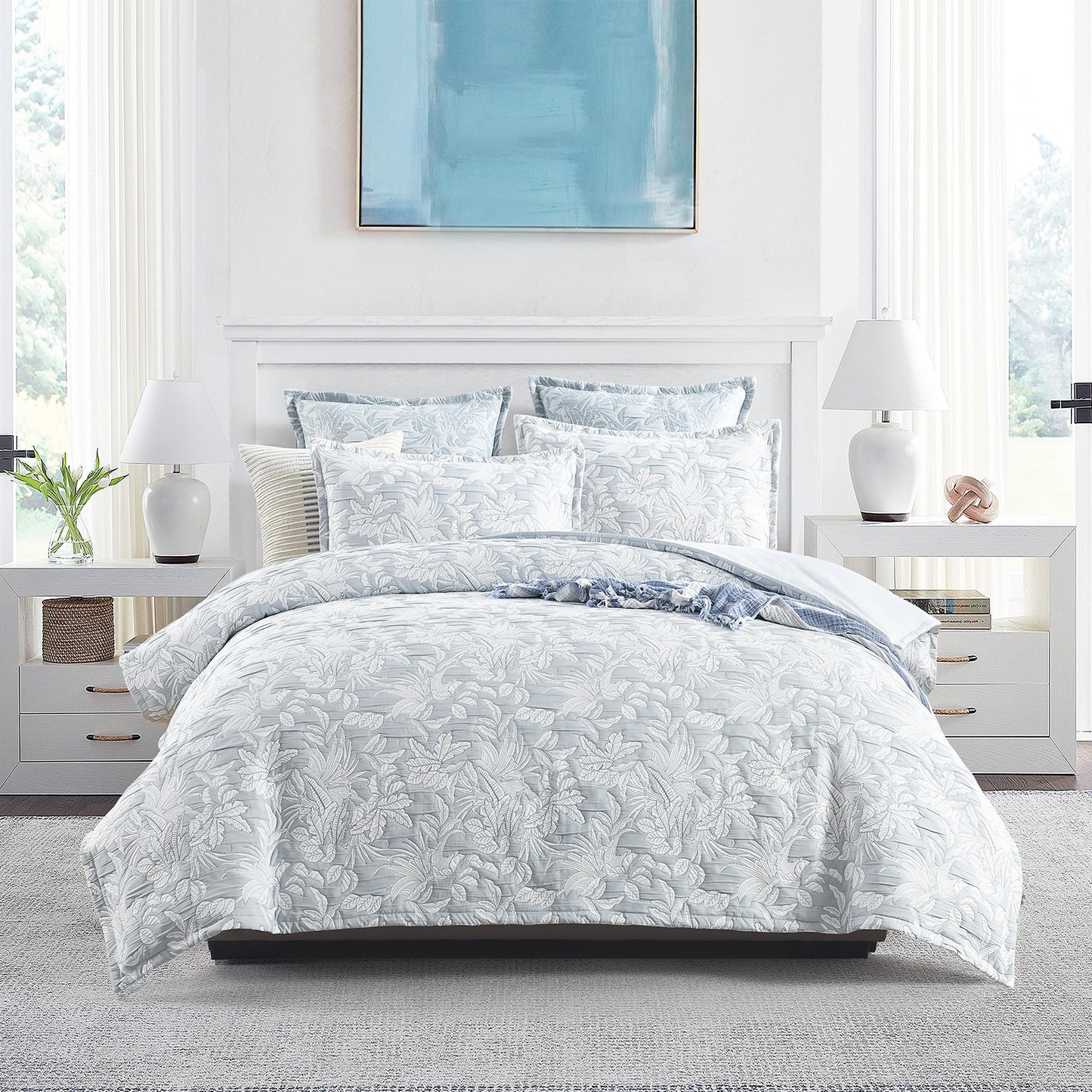 Woods Jacquard Euro Pillow Case