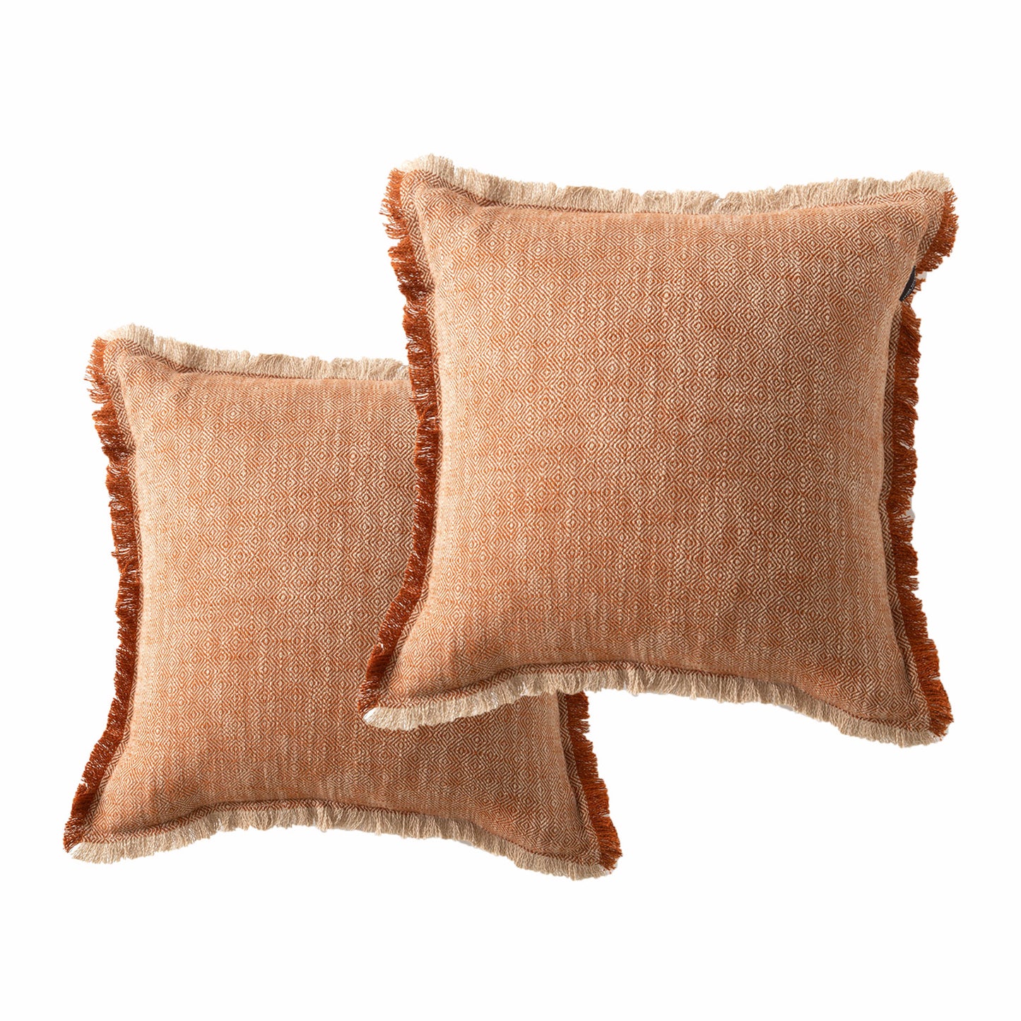 Twin Pack Franco Cushions - Yarn Dyed Stone Washed