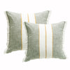 Twin Pack Yarn-dyed Cushions - Stone Washed