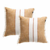 Twin Pack Yarn-dyed Cushions - Stone Washed