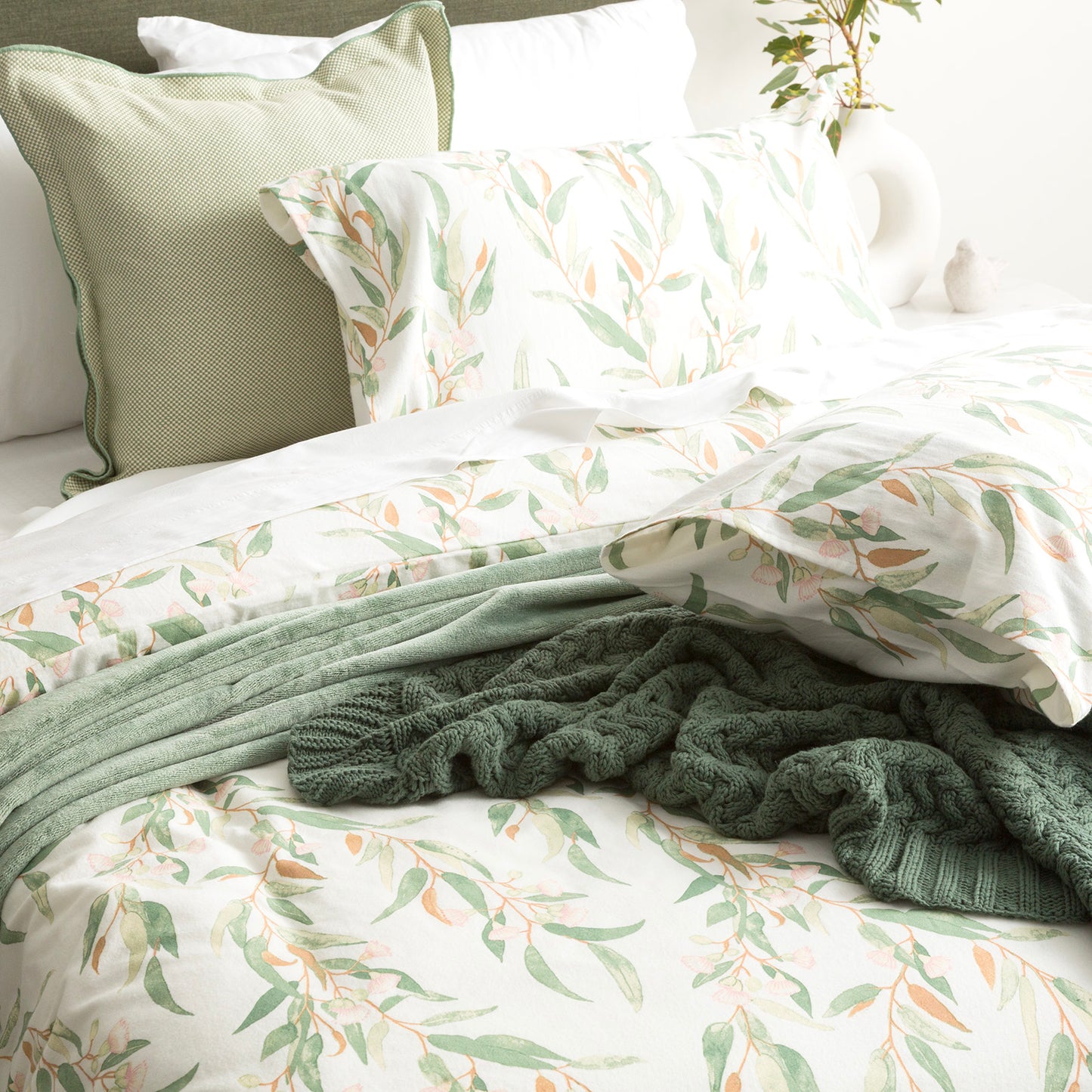 Flannelette Quilt Cover Set - 175 GSM Egyptian Cotton