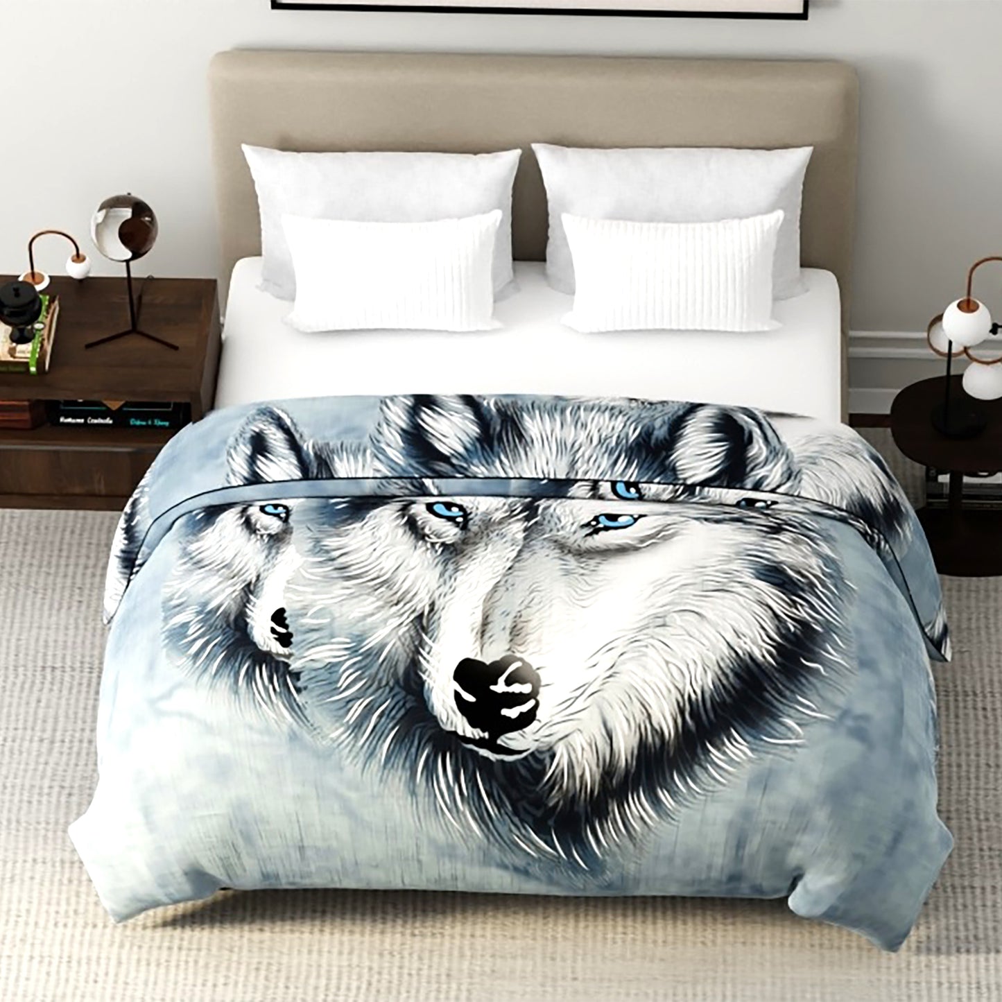 100% Acrylic Printed Mink Blankets - Super Soft Heavy Weight
