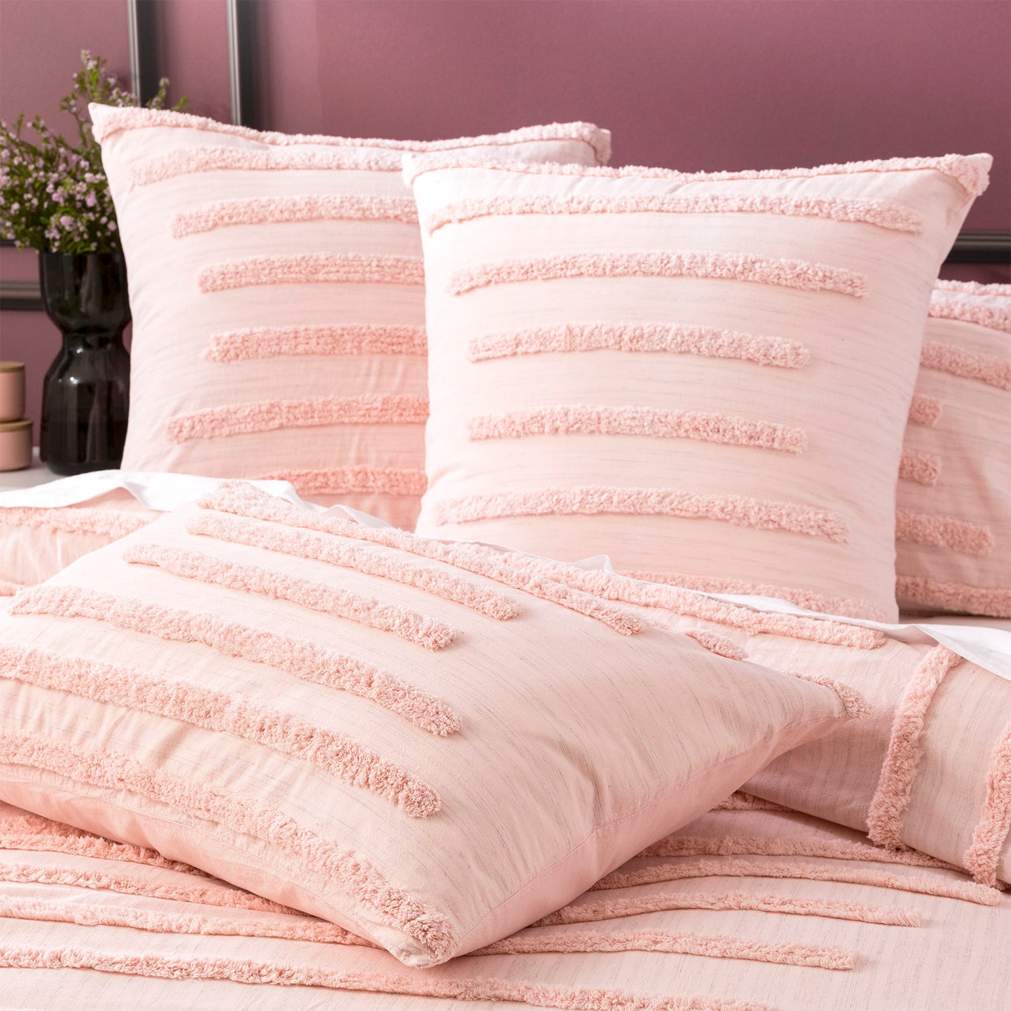 Classic Tufted Quilt Cover Set - Vintage Washed Cotton