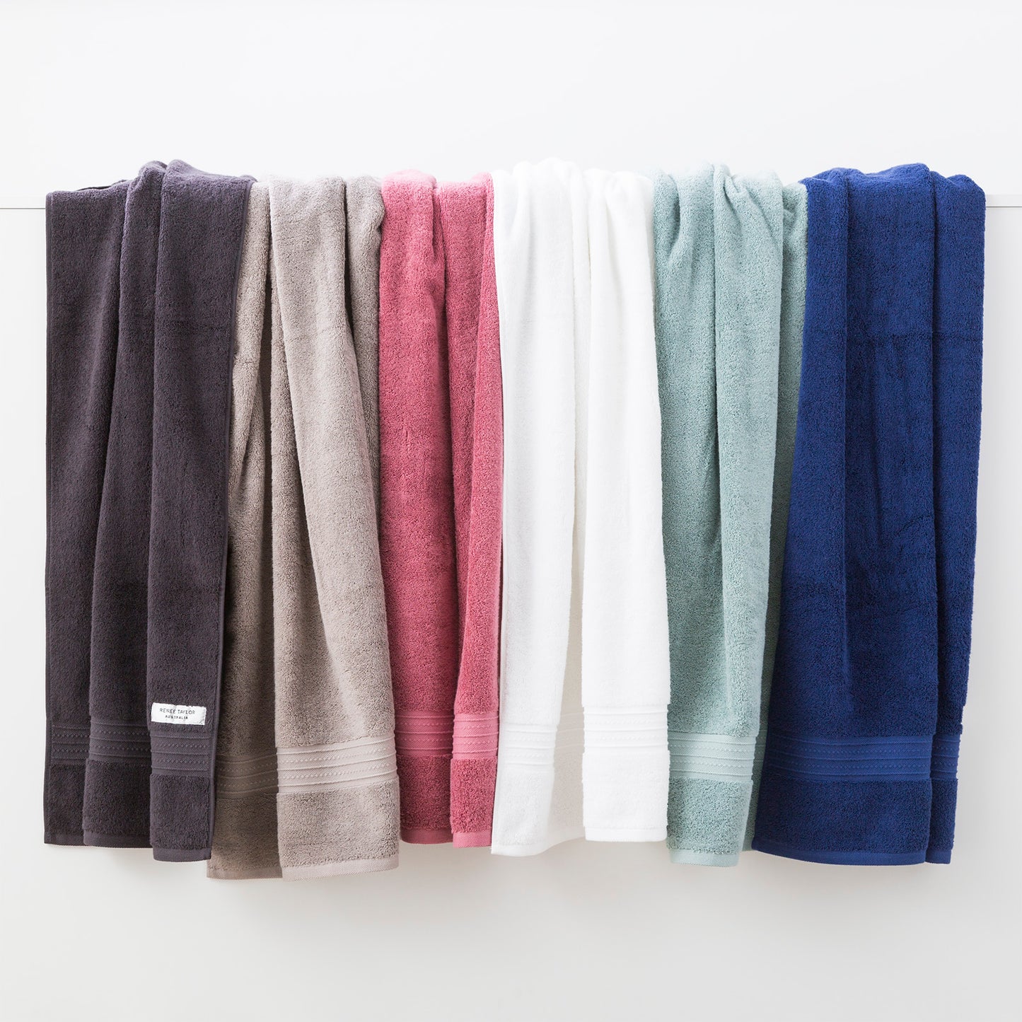 14 Piece Brentwood Towel Set - 650 GSM Low Twist Taylor Brentwood 650 GSM Low Twist Towels - 14 Piece Set