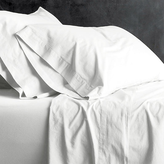 European Sheet Set Double - Vintage Washed Cotton